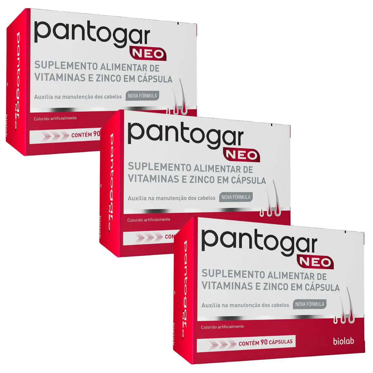 PANTOGAR NEO KIT C/03 CAIXAS C/90 CAPS CADA CAIXA