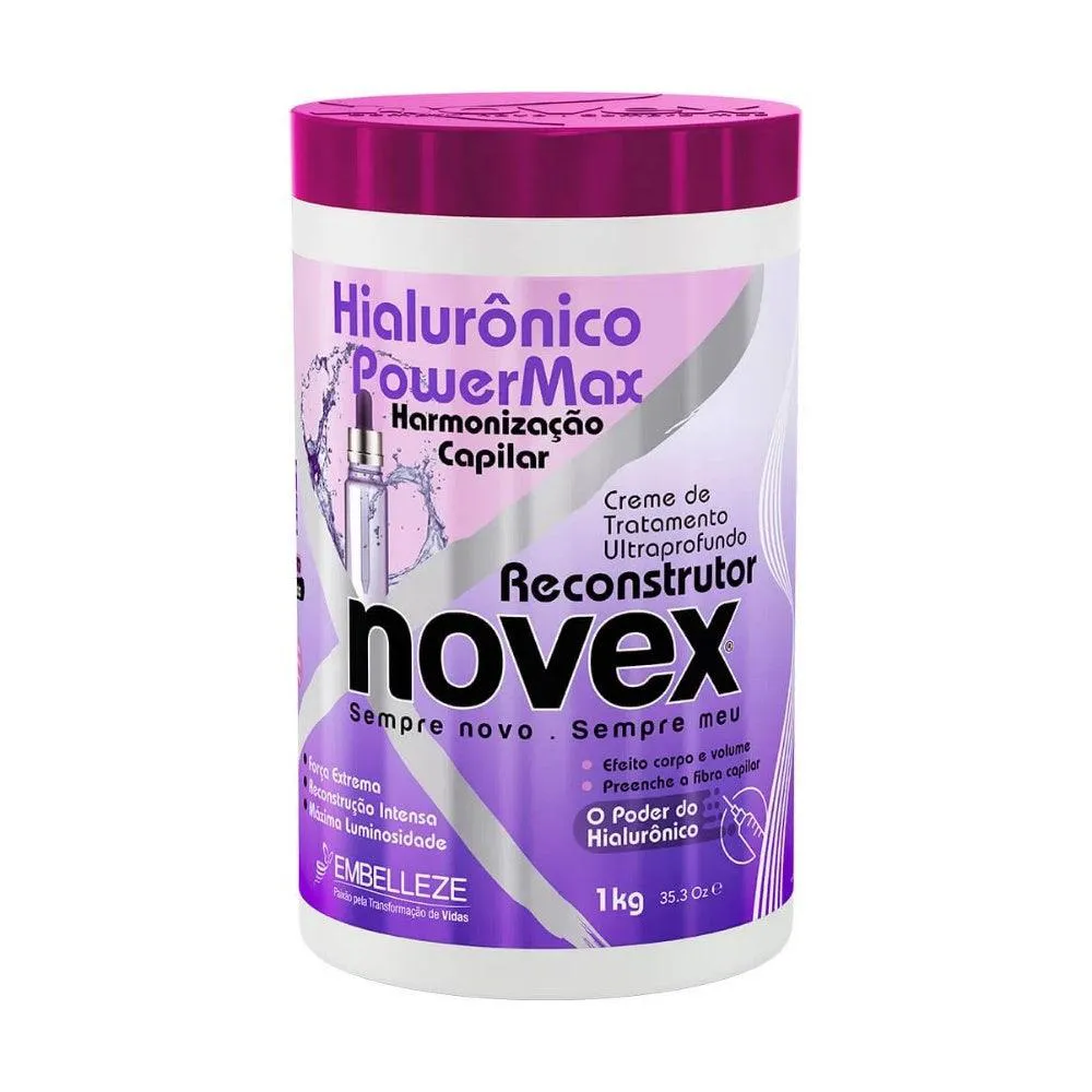 CREME HIDRATANTE CAPILAR NOVEX HIALURôNICO 1KG