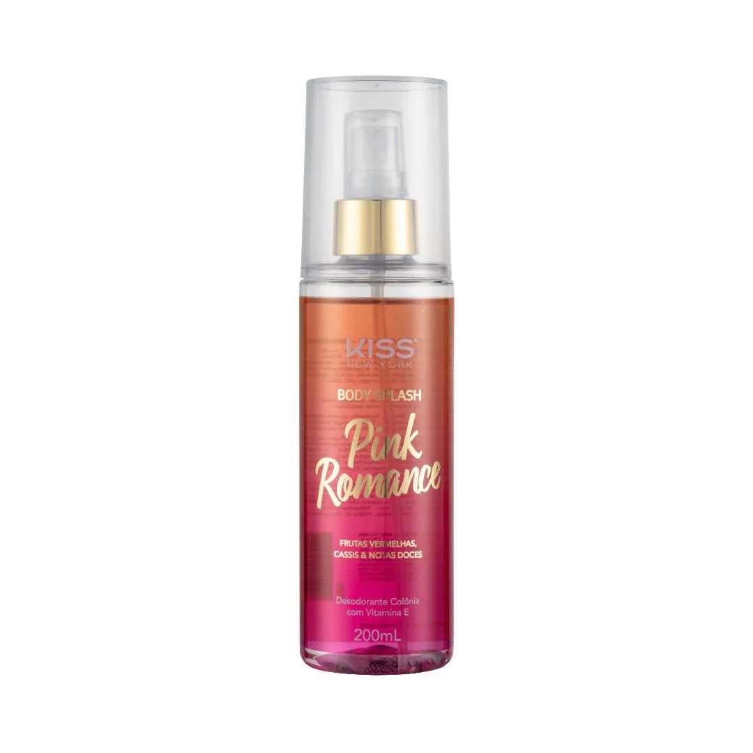 DESODORANTE CORPORAL KISS NEW YORK SPLASH PINK ROMANCE