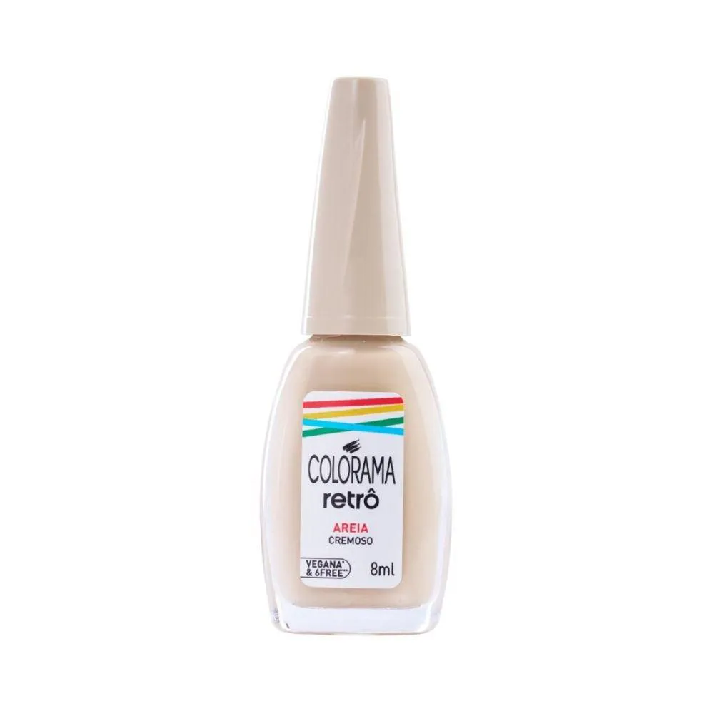 ESMALTE COLORAMA RETRô AREIA NU