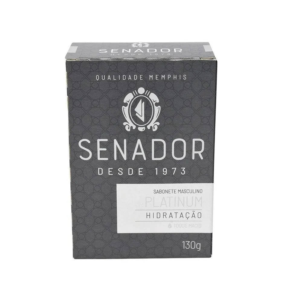 SABONETE SENADOR PLATINUM 130G