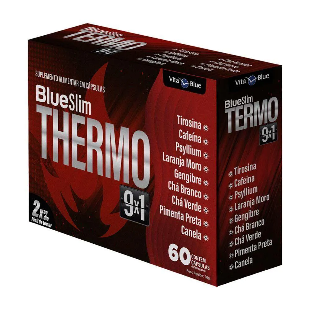 BLUE SLIM THERMO 9X1 VITA BLUE 60 CáPSULAS