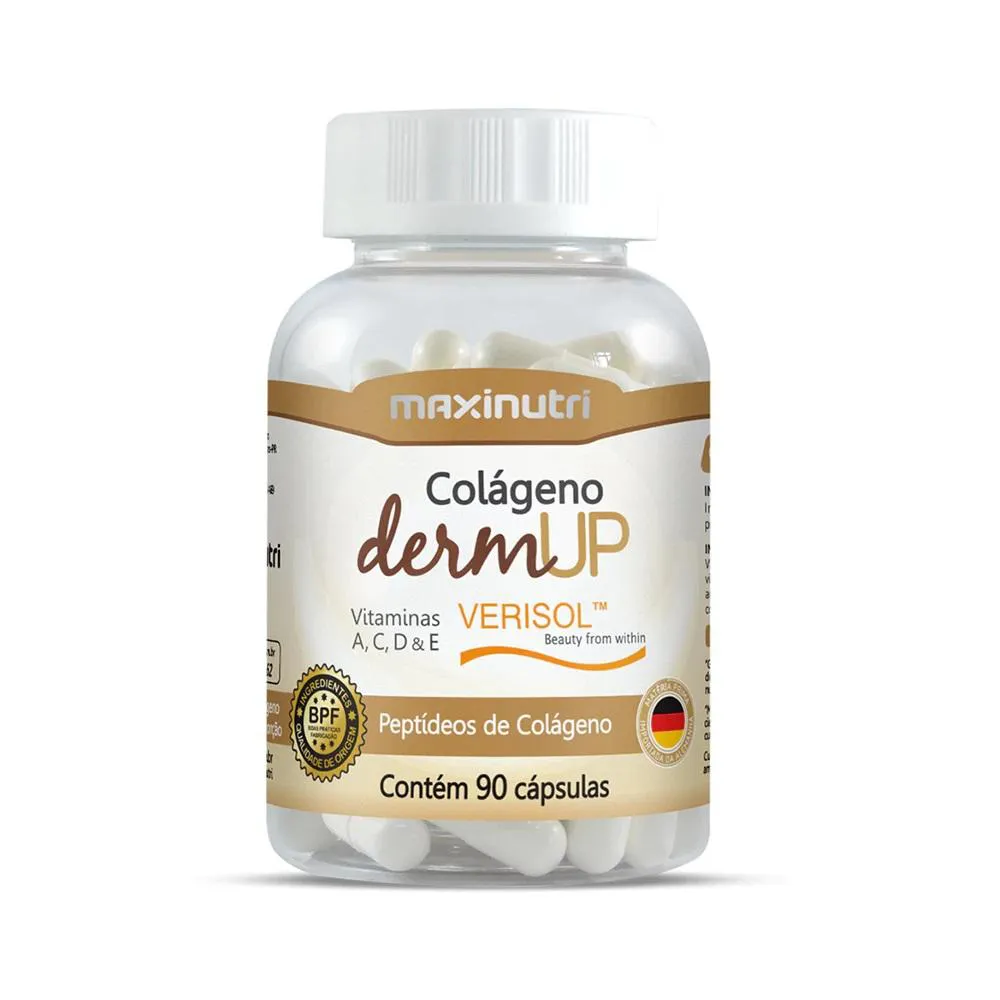 COLáGENO DERMUP VERISOL VITAMINAS A C D E MAXINUTRI 90CP