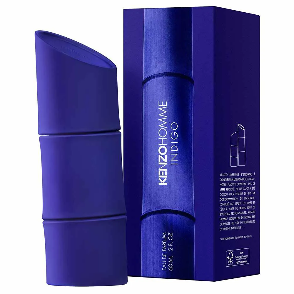 PERFUME KENZO HOMME INDIGO MASCULINO EAU DE PARFUM 60ML Incolor