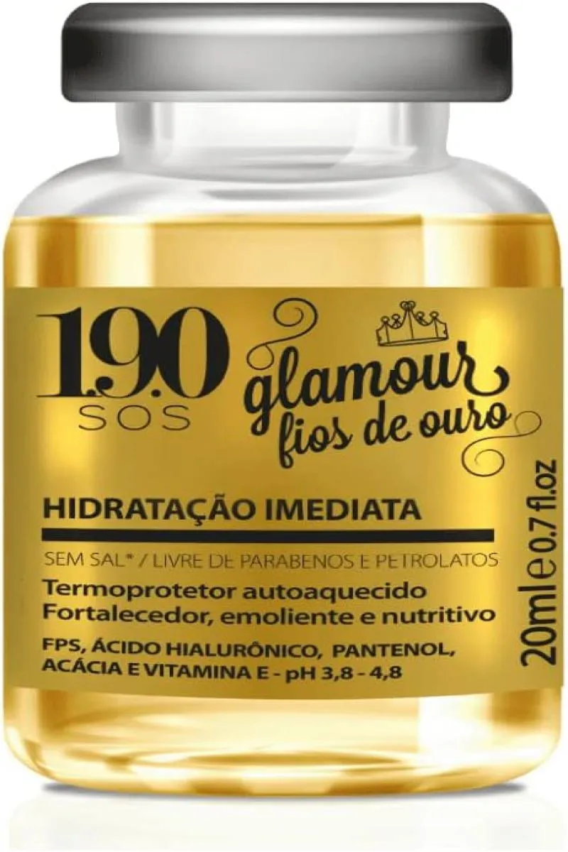 PEEL LINE FLUIDO GLAMOUR FIOS DE OURO 20ML
