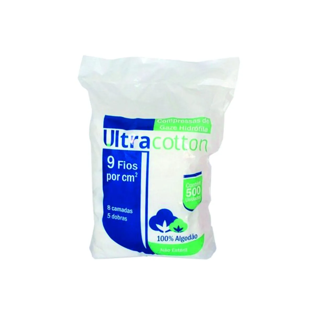 GAZE 9 FIOS 500 UNIDADES - ULTRACOTTON