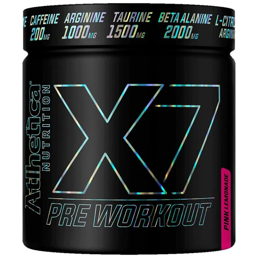 X7 PRE WORKOUT TREINO 300G ATLHETICA NUTRITION Pink Lemonade