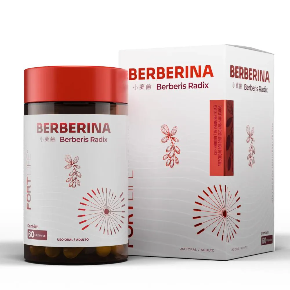 BERBERINA 250MG C/60 CáPSULAS - FORTLIFE