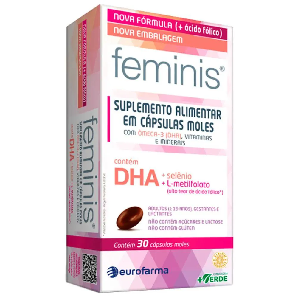 FEMINIS DHA C/30 CáPSULAS MOLES EUROFARMA