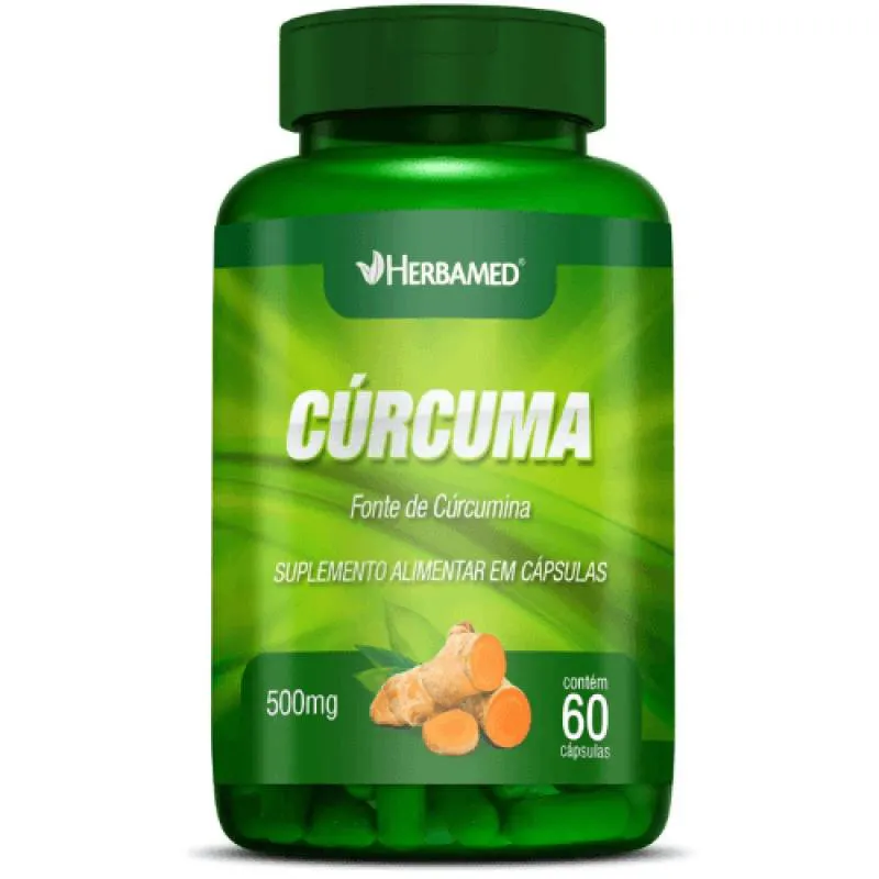 CúRCUMA 500MG C/60 CáPSULAS - HERBAMED