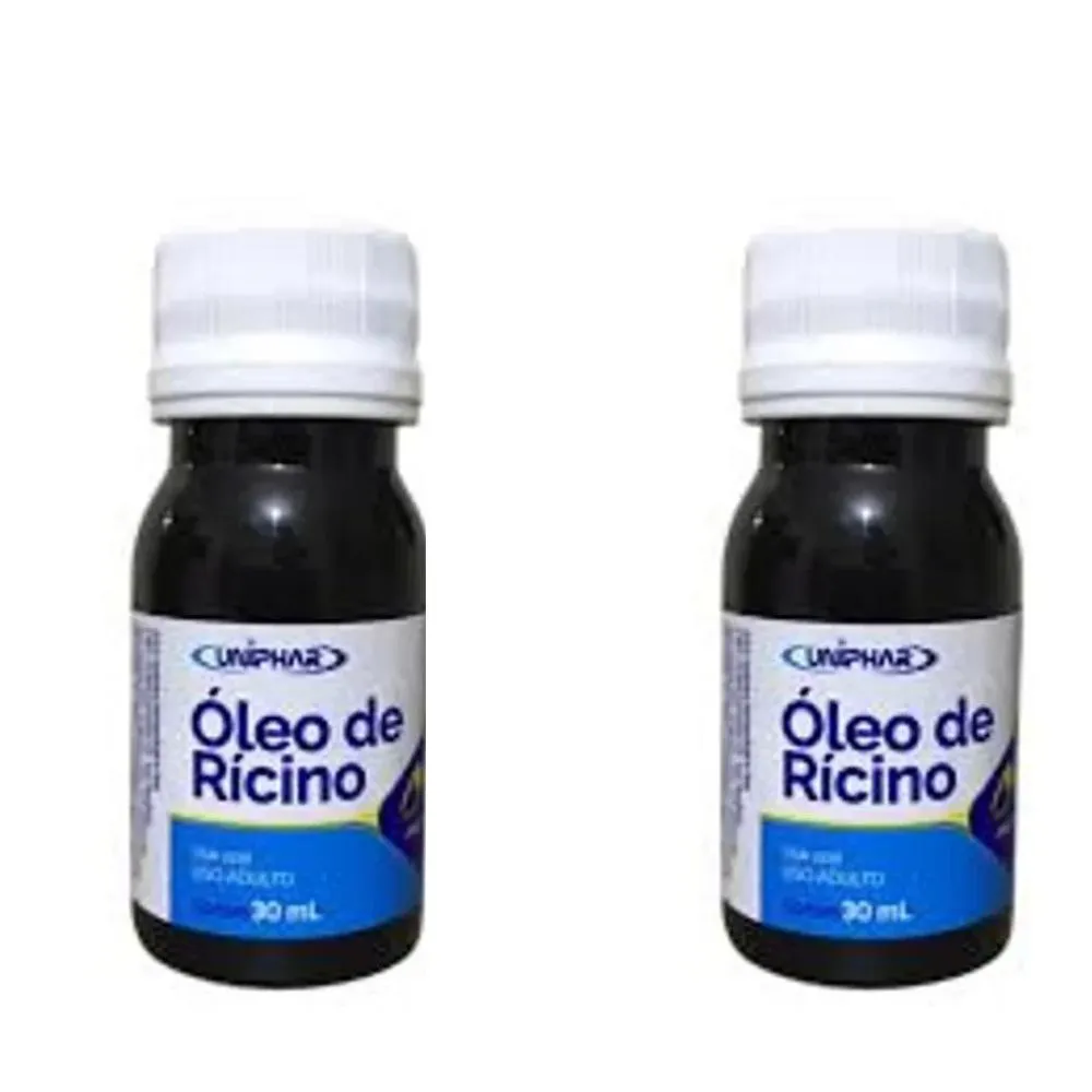KIT 2 ÓLEO DE RíCINO SOLUçãO 30ML UNIPHAR