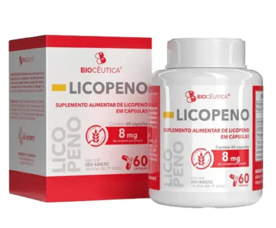 LICOPENO C/60 CáPSULAS - BIOCêUTICA