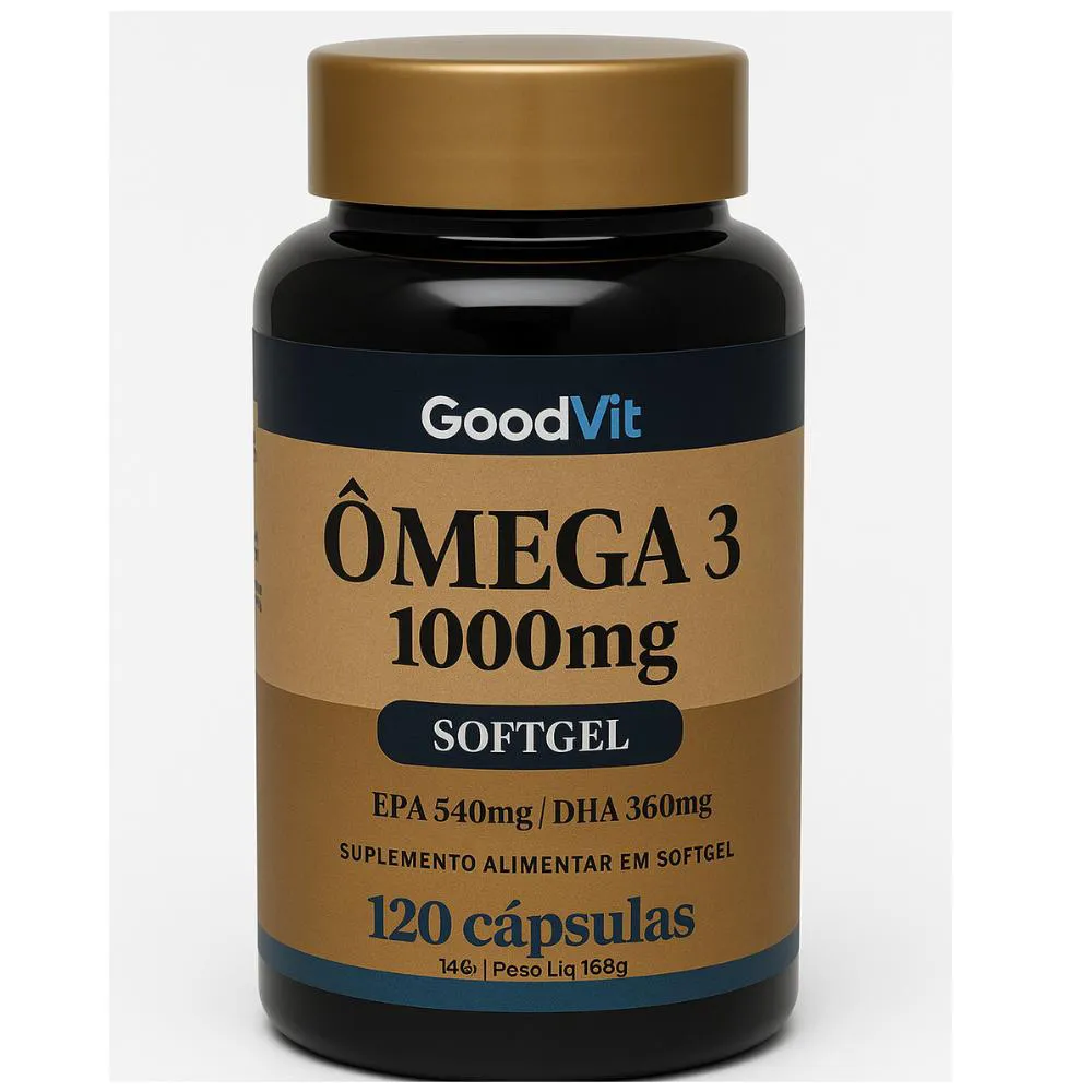 ÔMEGA 3 100MG C/120 CáPSULAS - GOOD VIT