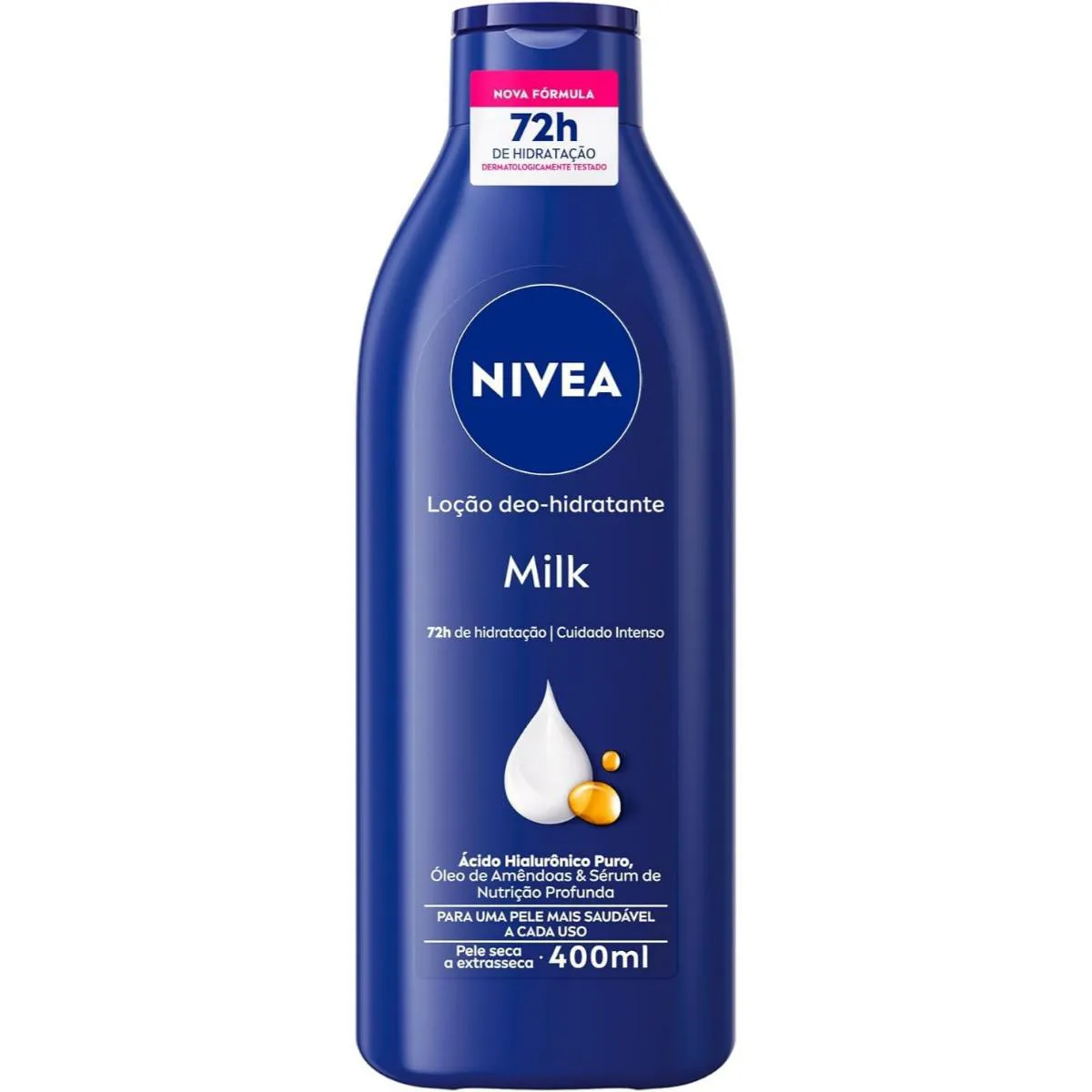 Loção Hidratante Nivea Milk Pele Seca a Extrasseca 400ml