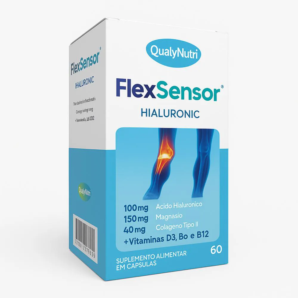 FLEX SENSOR HIALURONIC C/60 CáPSULAS - QUALY NUTRI