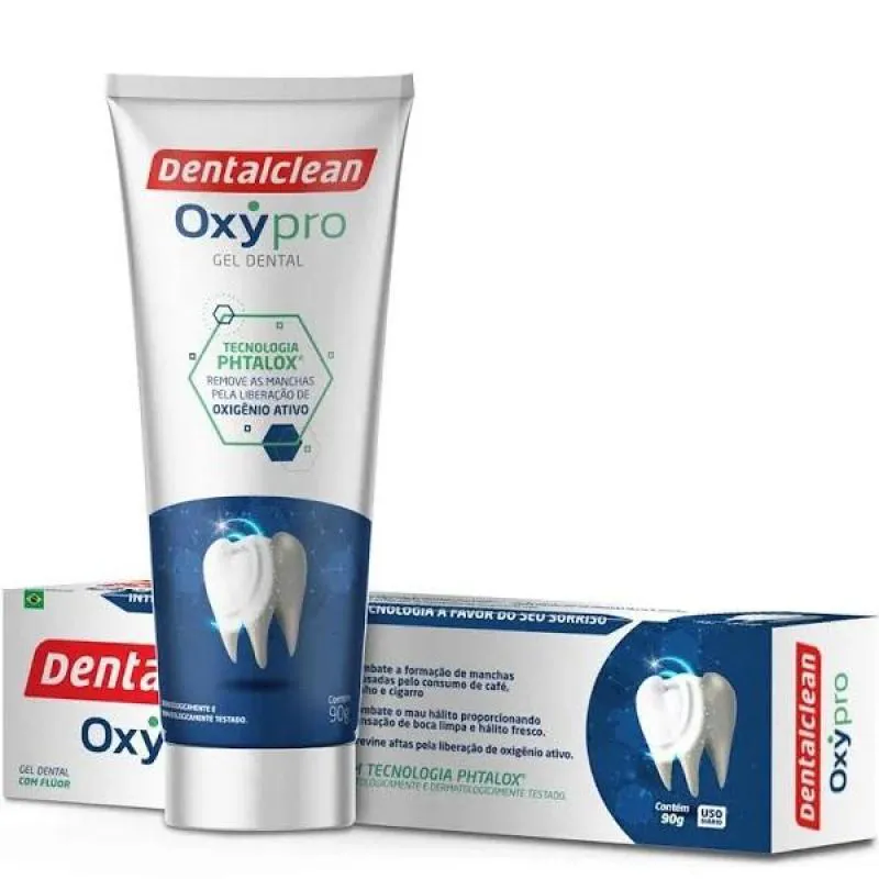 GEL DENTAL MENTA DENTALCLEAN OXYPRO 90G
