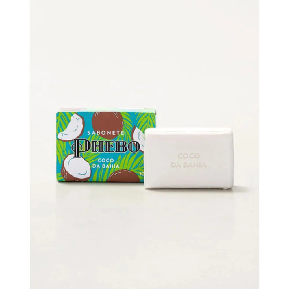 SABONETE EM BARRA CREMOSO COCO DA BAHIA PHEBO 100G