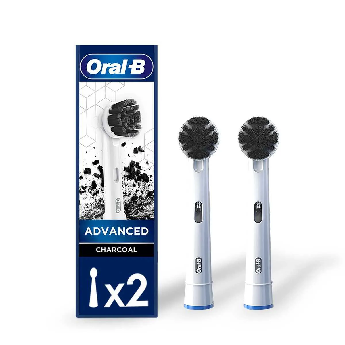 Refil de Escova Elétrica Oral B Power Charcoal 2 unidades