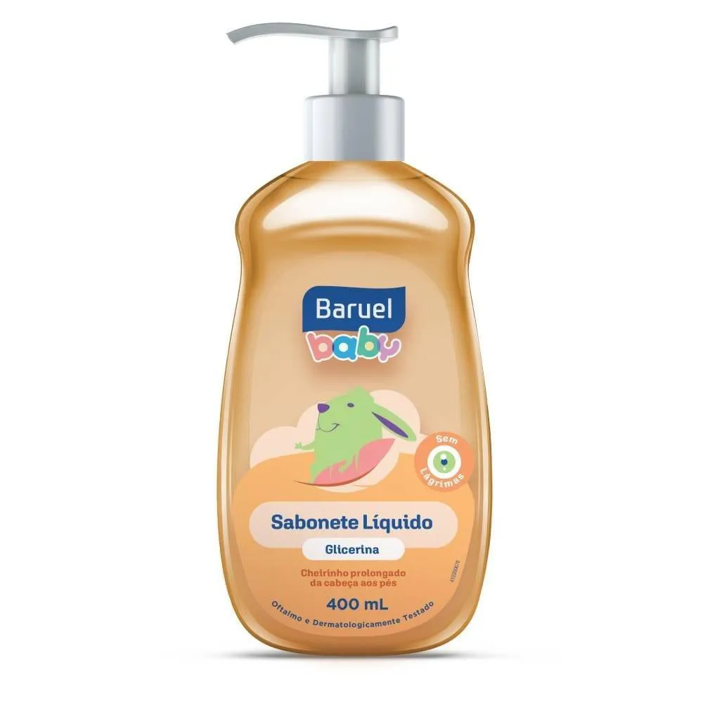 SABONETE LíQUIDO BARUEL BABY COM GLICERINA 400ML