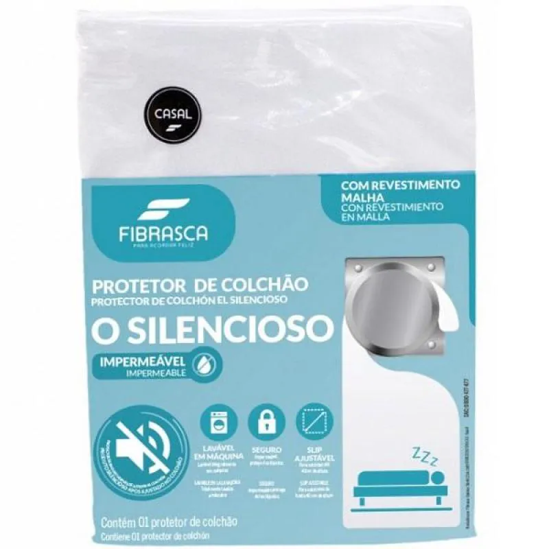 PROTETOR CAPA DE COLCHãO CASAL IMPERMEAVEL SILENCIOSO