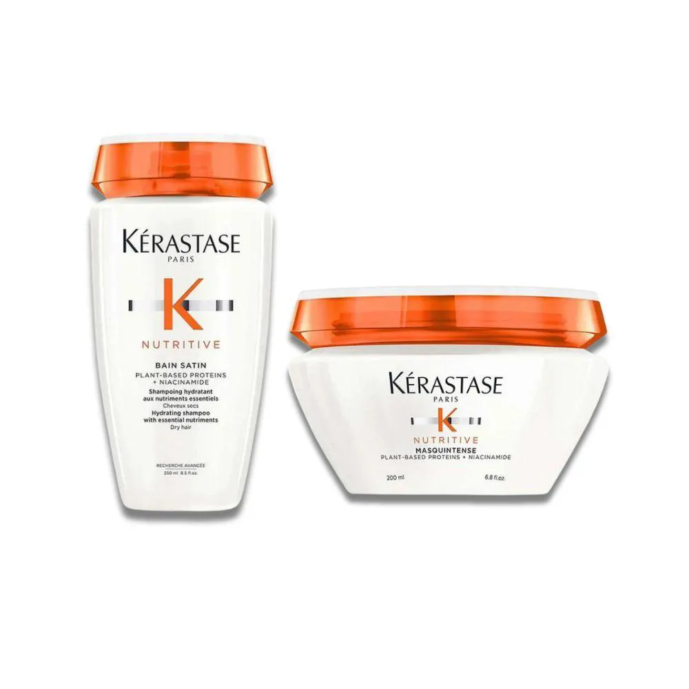 KIT KERASTASE NUTRITIVE BAIN SATIN + MáSCARA MASQUINTENSE