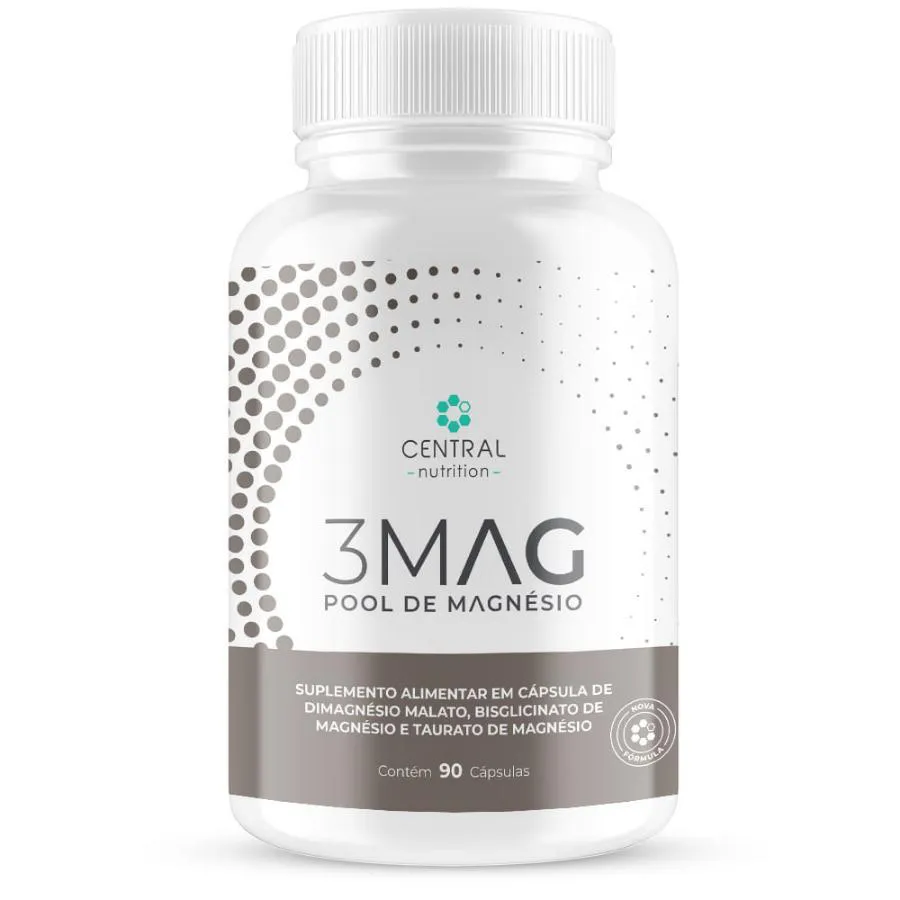 3MAG POOL DE MAGNéSIO 90 CáPSULAS - CENTRAL NUTRITION