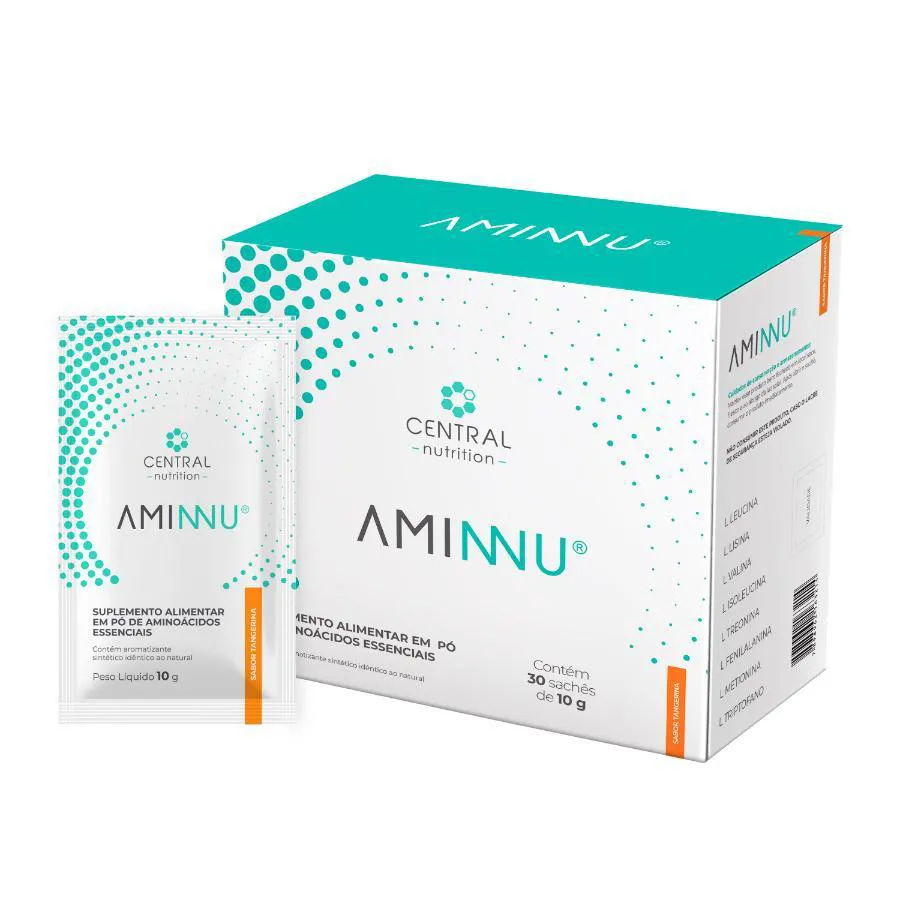 AMINNU 10G 30 SACHêS - CENTRAL NUTRITION Tangerina