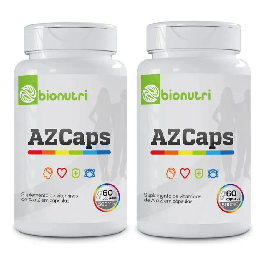 KIT 2X MULTIVITAMINICO AZ 120 CáPSULAS - BIONUTRI