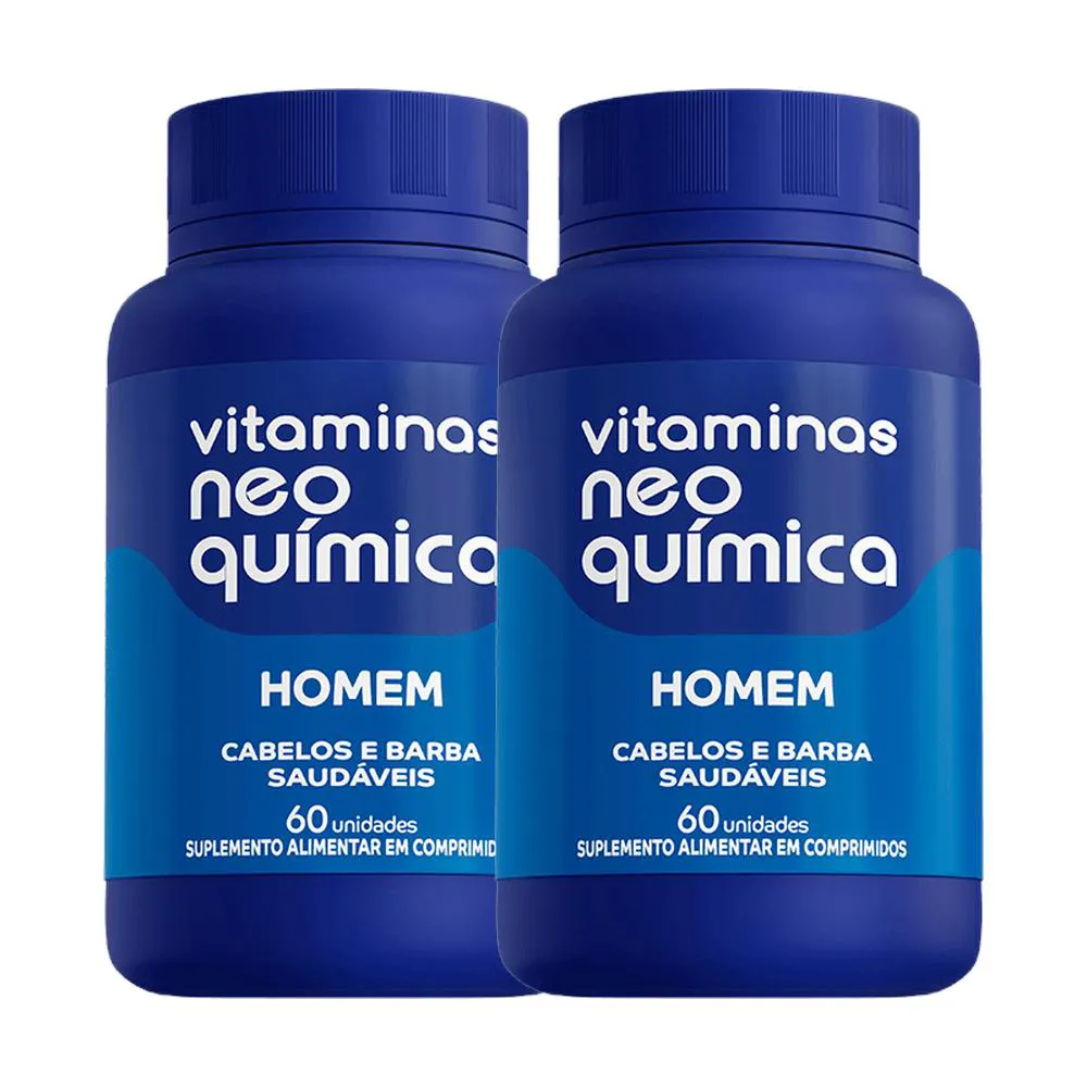 KIT 2X SUPLEMENTO ALIMENTAR HOMEM 60 CPR -  NEO QUIMICA