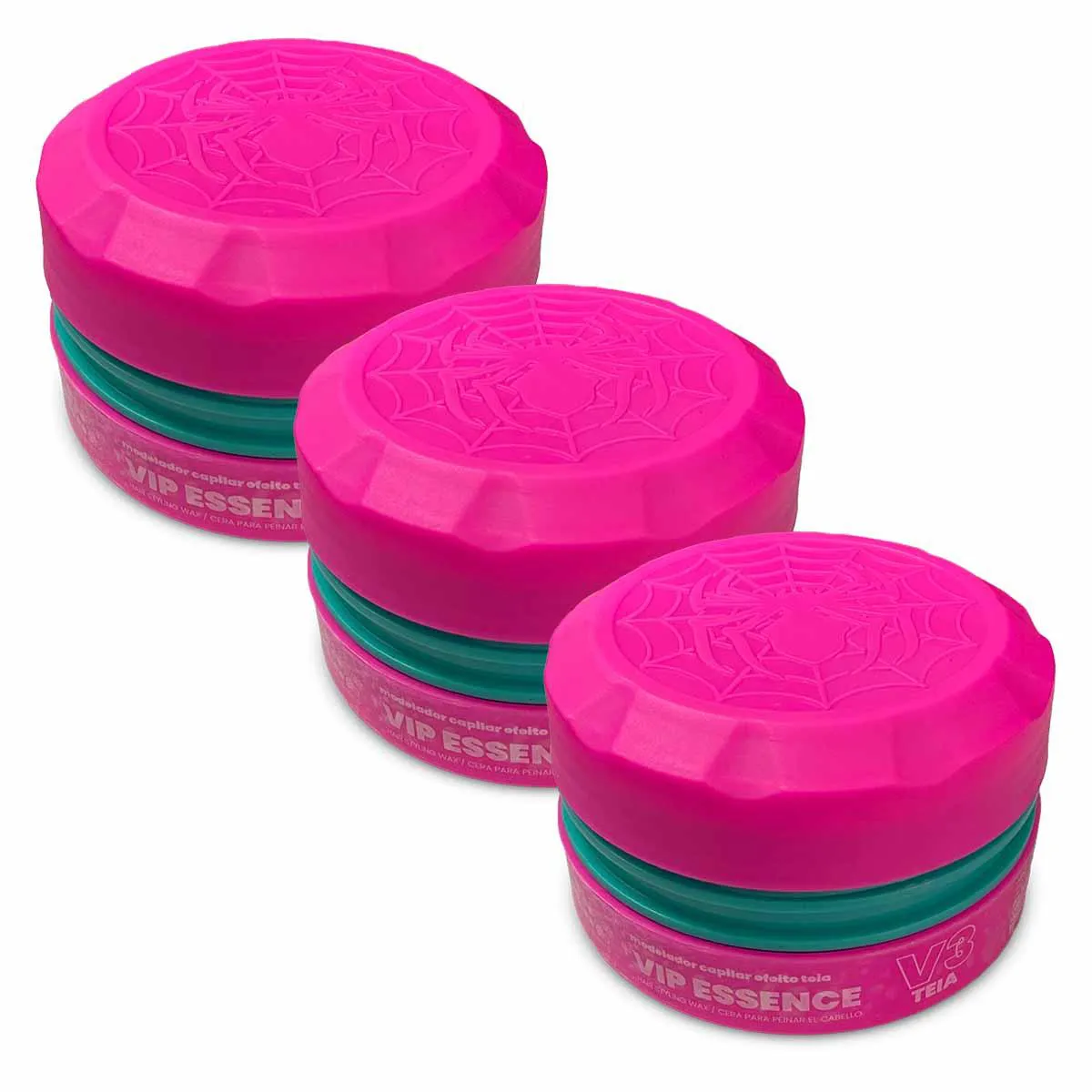 KIT 3X PASTA CABELO TEIA VIP ESSENCE V3 150G ALFA LOOK`S