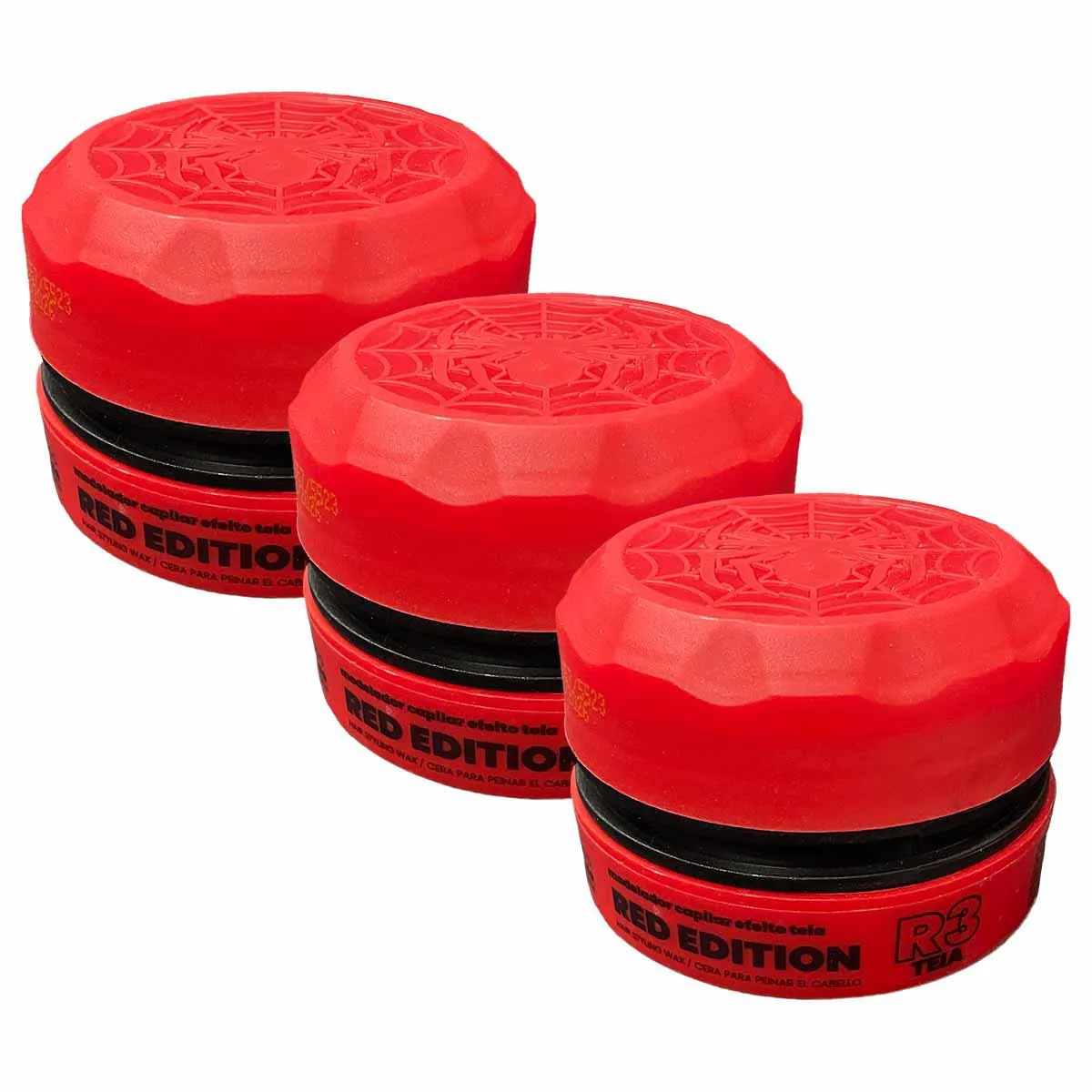 KIT 3X PASTA CABELO TEIA RED EDITION R3 80G ALFA LOOK`S