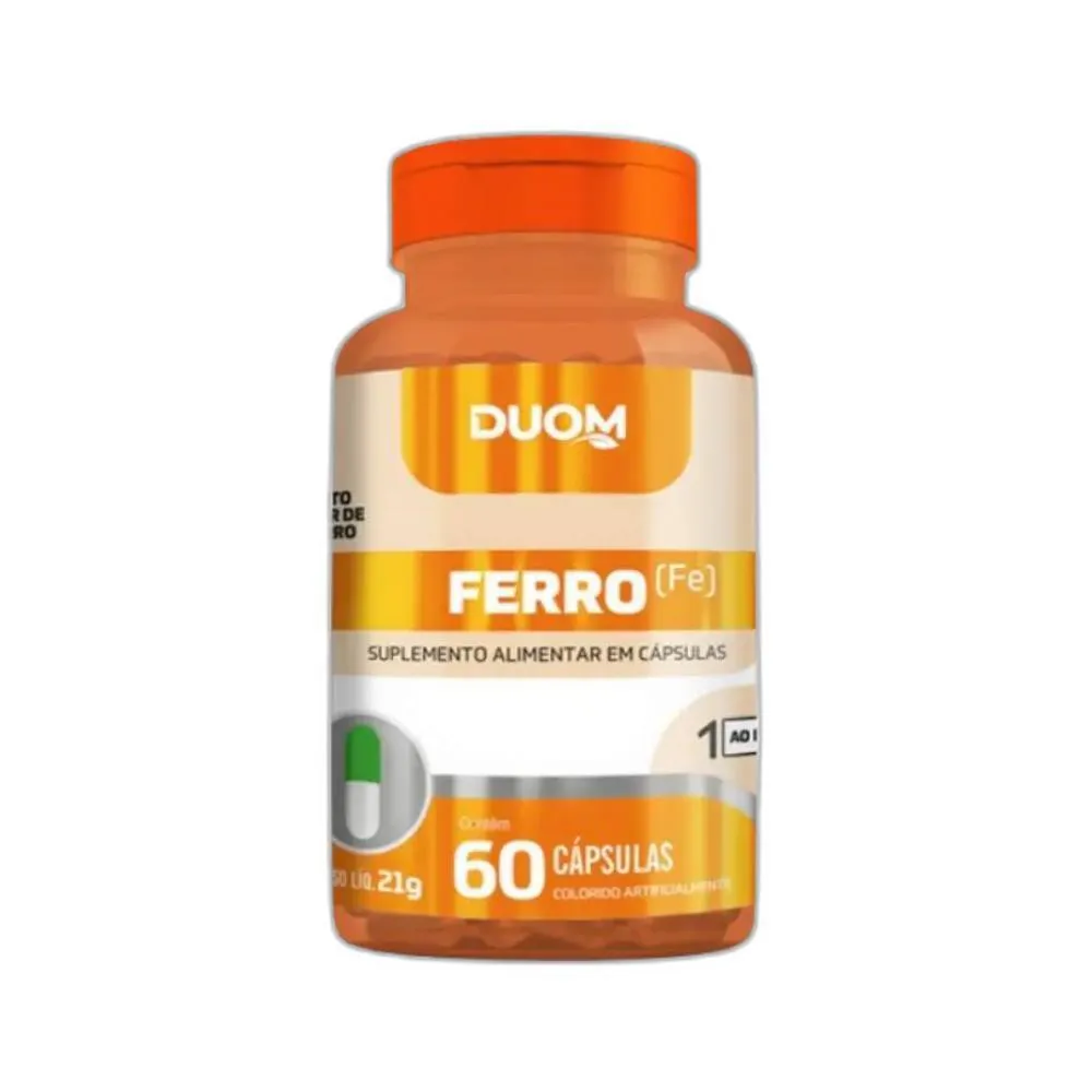SUPLEMENTO ALIMENTAR FERRO 60 CPS - DUOM