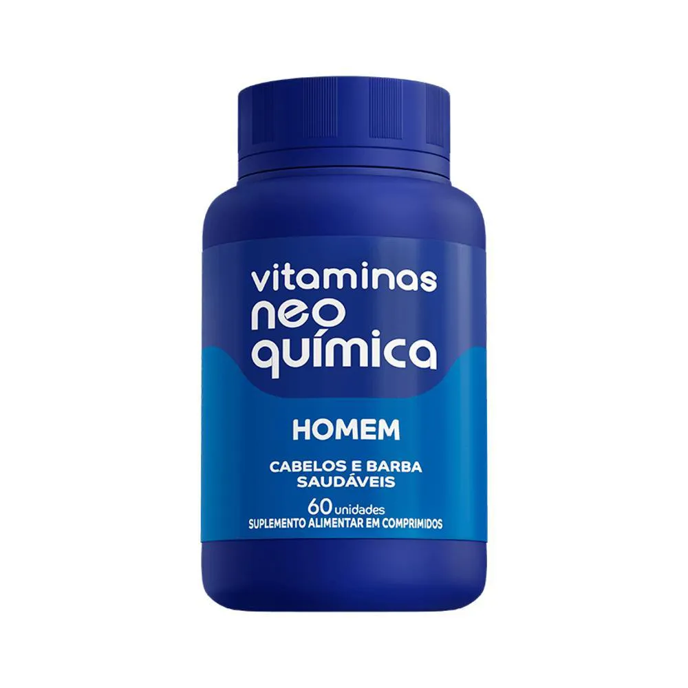 SUPLEMENTO ALIMENTAR VITAMINA HOMEM 60 CPR -  NEO QUIMICA