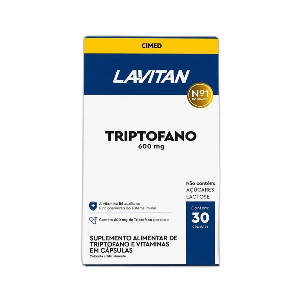 SUPLEMENTO LAVITAN TRIPTOFANO 30CPR - CIMED