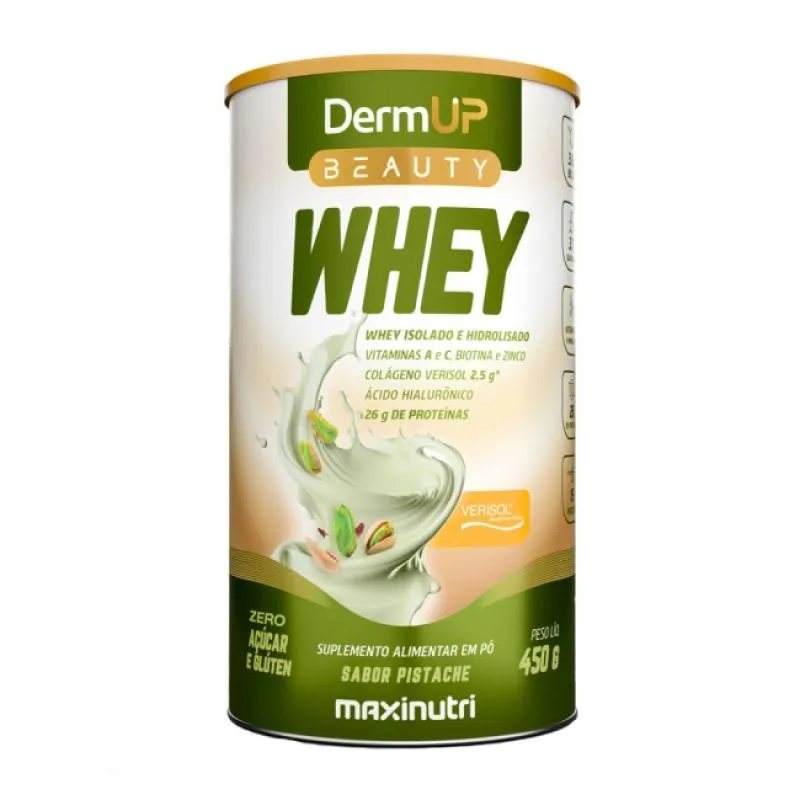 DERMUP BEAUTY WHEY (450G) - SABOR: PISTACHE