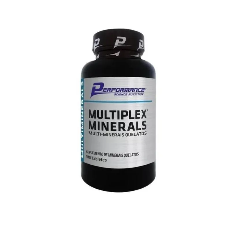 MULTIPLEX MINERALS CHELATED (100 TABS) - PADRãO: ÚNICO