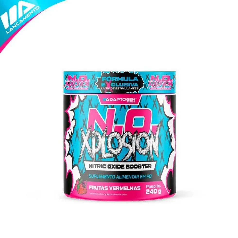 N.O XPLOSION (240G) - SABOR: FRUTAS VERMELHAS