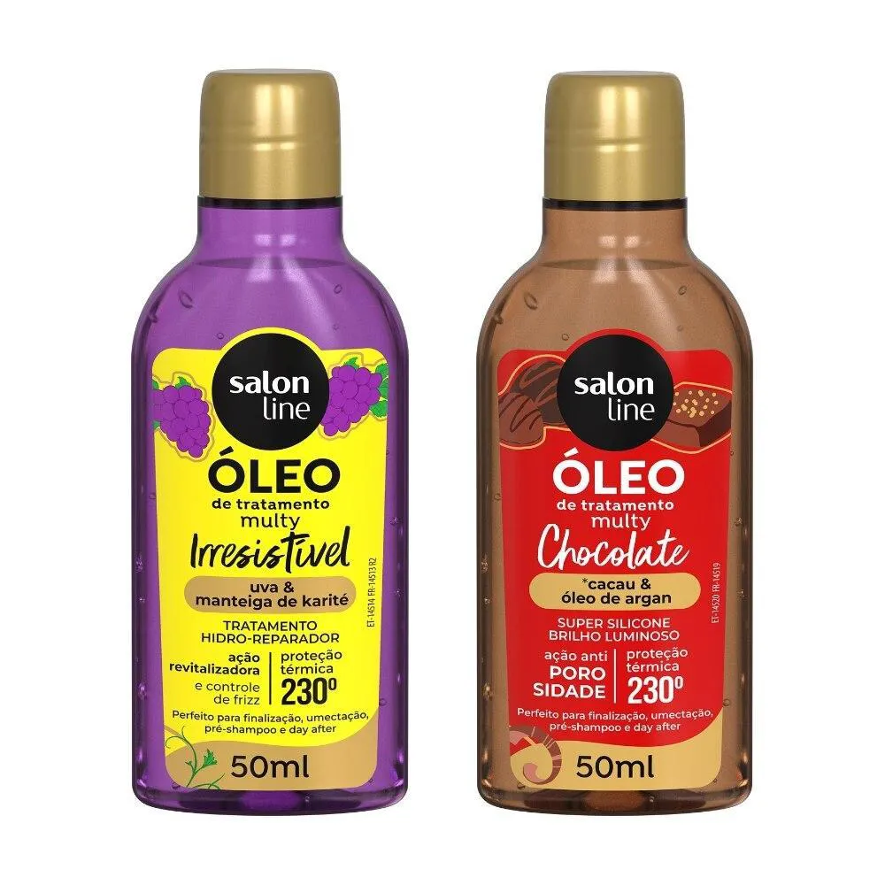 KIT MULTY COM ÓLEO DE TRATAMENTO UVA E CHOCOLATE