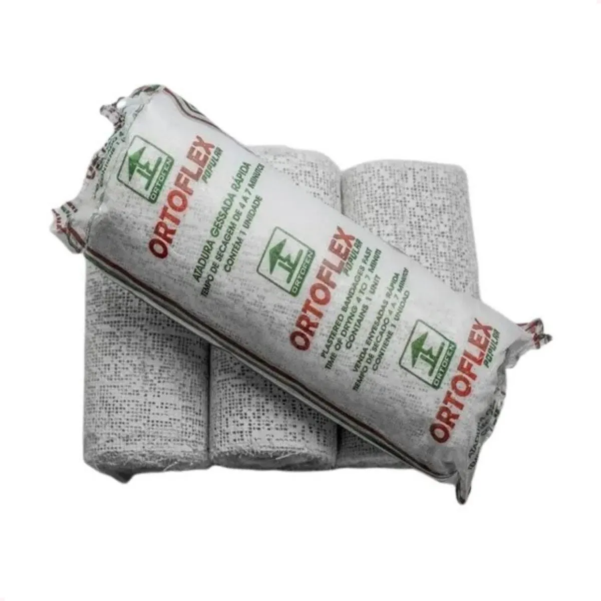 ATADURA GESSADA RAPIDA 10CM X3M ORTOFLEX MOLDáVEL ORTOPéDICO