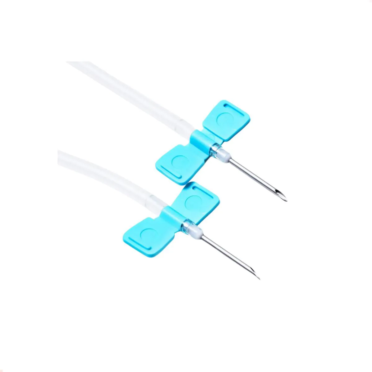 KIT COM 10 - AGULHA DE FISTULA DUPLA 17G - PVC - INTRAVENOSO