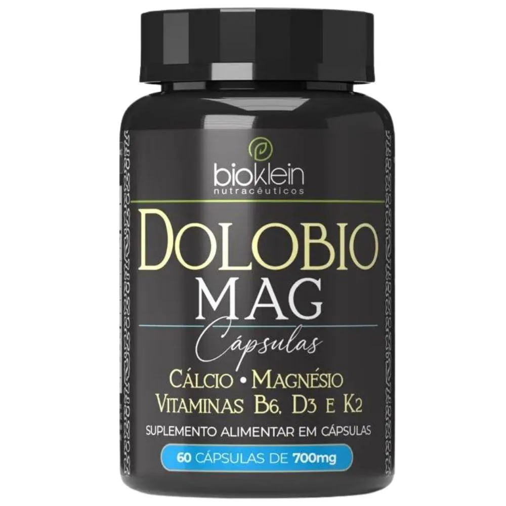 DOLOBIO MAG (CáLCIO, MAGNéSIO E VITAMINAS ) 60 CáPSULAS - BIOKLEIN