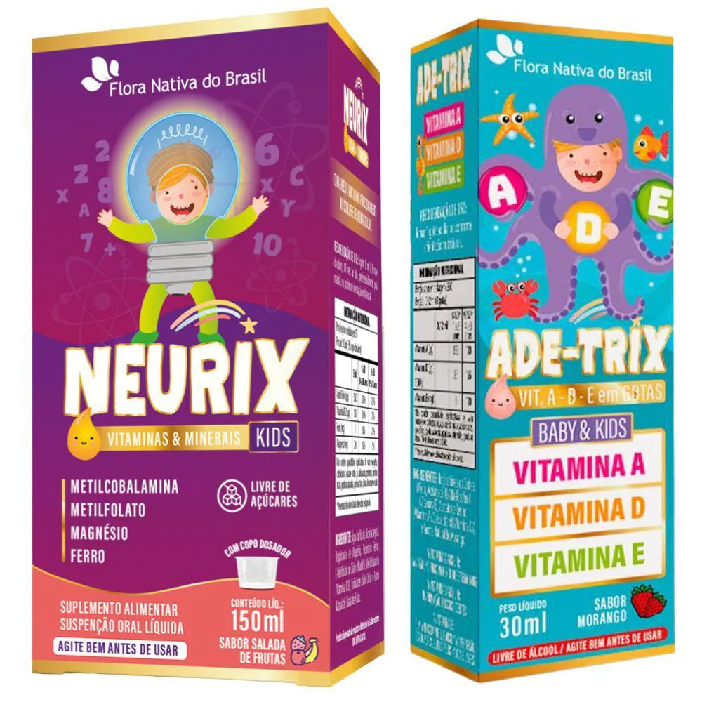 KIT NEURIX + ADE-TRIX - FLORA NATIVA Salada DE Frutas