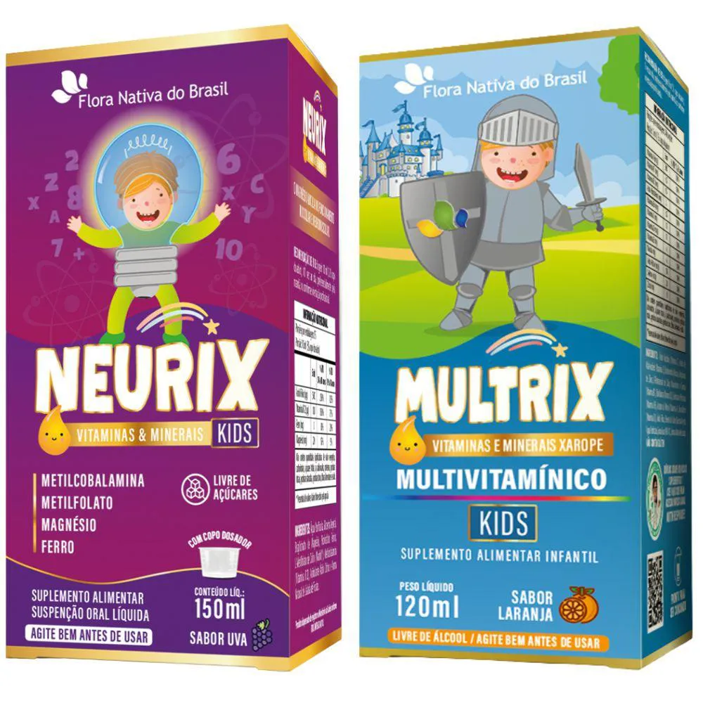 KIT NEURIX + MULTRIX - FLORA NATIVA UVA