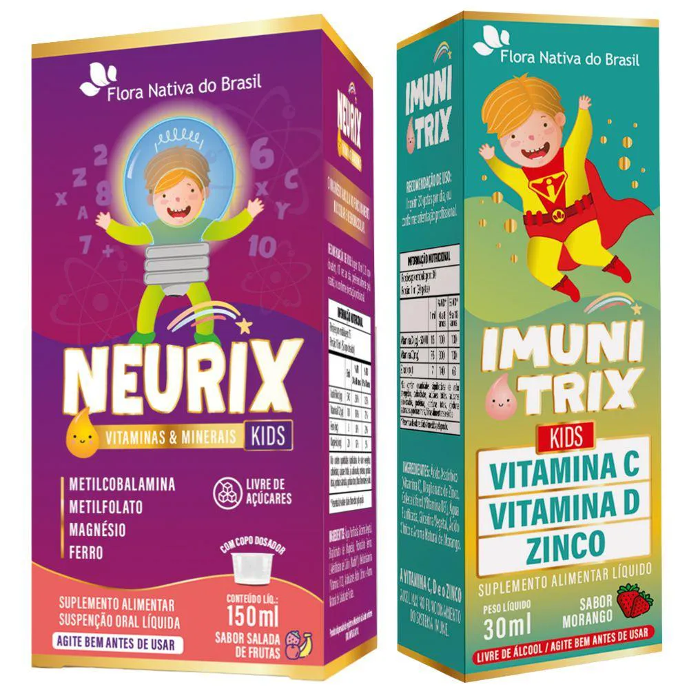 KIT NEURIX + IMUNITRIX - FLORA NATIVA Salada DE Frutas