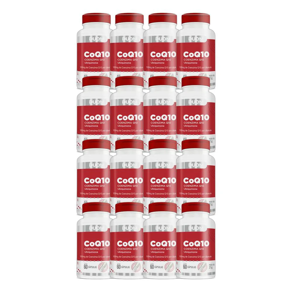 KIT 16X SUPLEMENTO ALIMENTAR COENZIMA Q10 COQ10 60 CPS DUOM