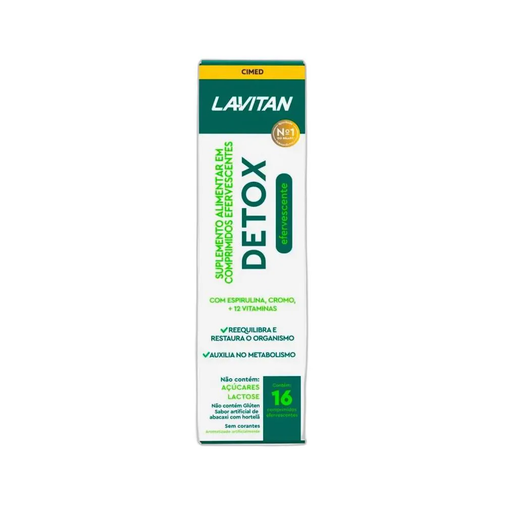 LAVITAN DETOX 16 COMPRIMIDOS EFEVERCENTES - CIMED