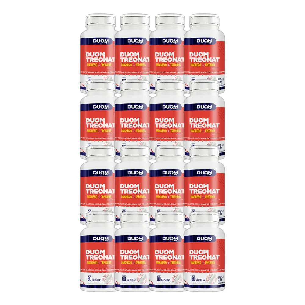 KIT 16X SUPLEMENTO ALIMENTAR TREONAT 60 CPS - DUOM