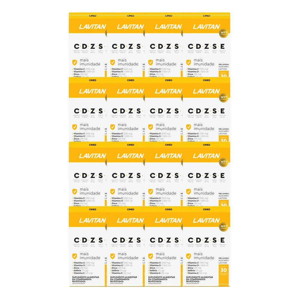 KIT 16X VITAMINA LAVITAN CDZSE 30 COMPRIMIDOS - CIMED