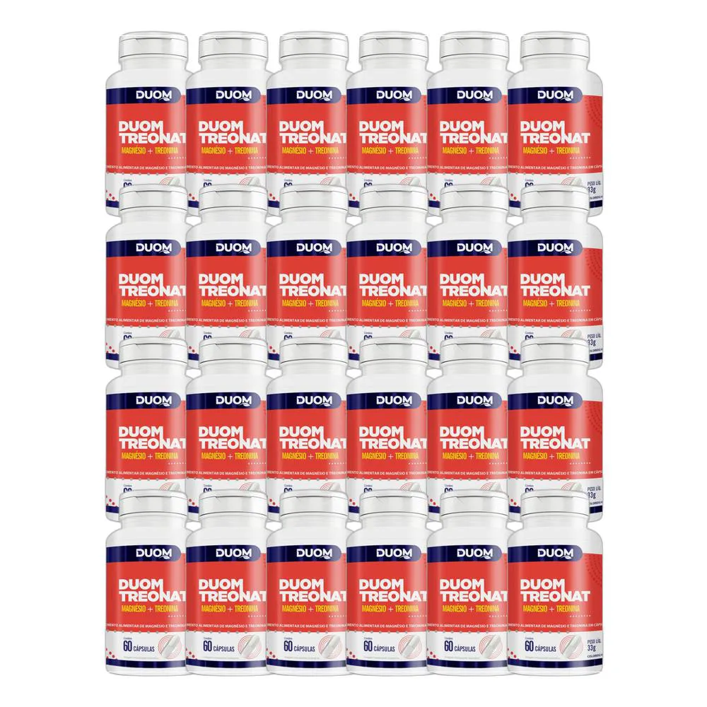 KIT 24X SUPLEMENTO ALIMENTAR TREONAT 60 CPS - DUOM