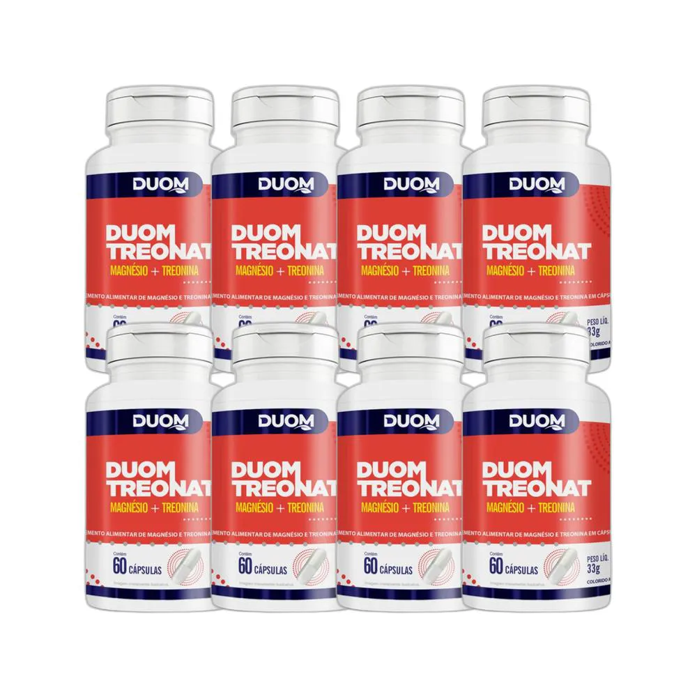KIT 8X SUPLEMENTO ALIMENTAR TREONAT 60 CPS - DUOM